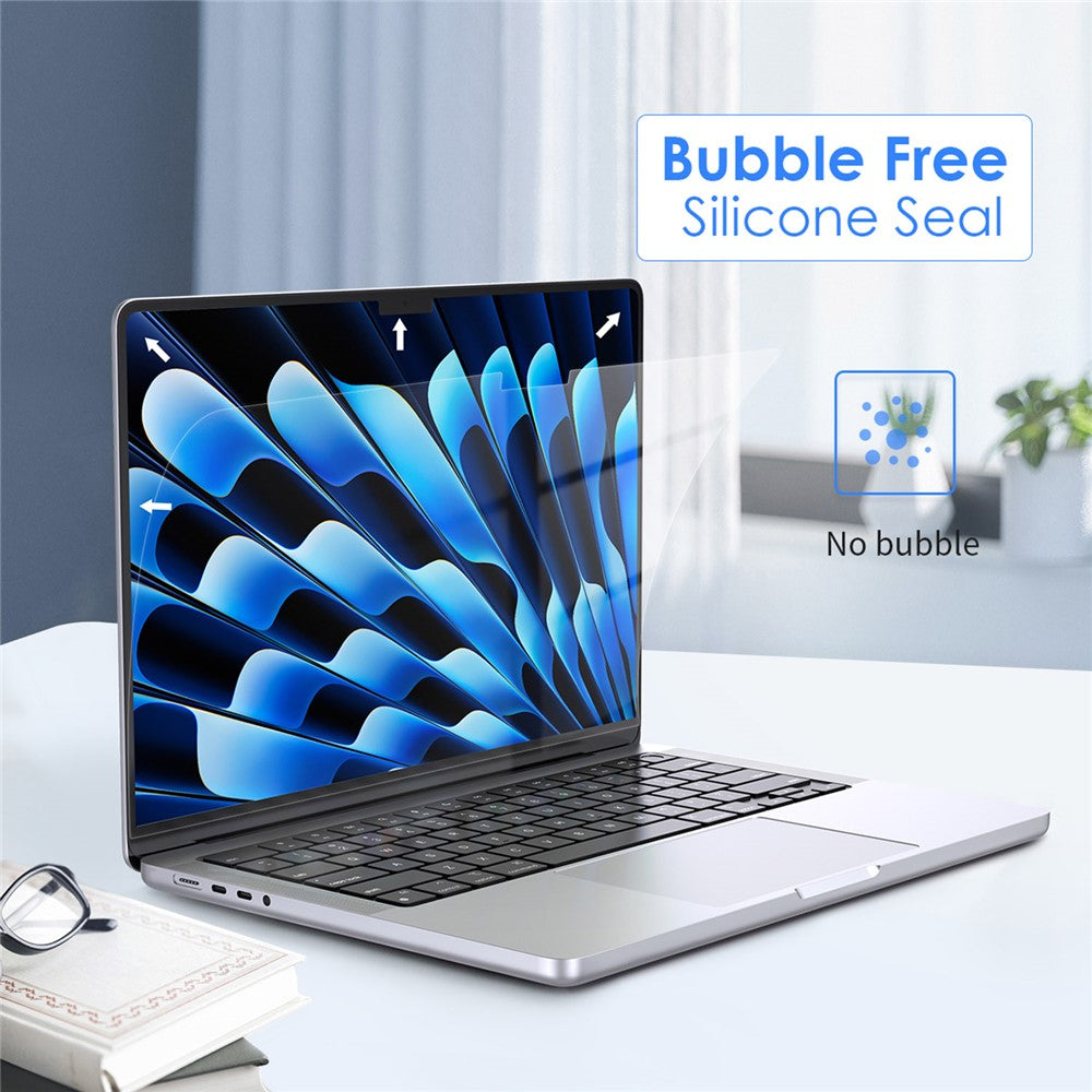 LENTION for Macbook Air 15 inch (2023) M2 A2941 / (2024) A3114 M3 Screen Protector HD Clear Laptop PET Screen Film