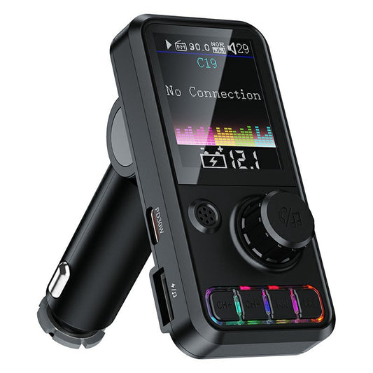 C19 Auto MP3 Player mit Bluetooth 5.3, 30W PD Schnellladung & FM Transmitter