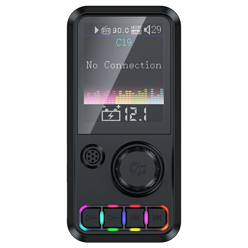 C19 Auto MP3 Player mit Bluetooth 5.3, 30W PD Schnellladung & FM Transmitter