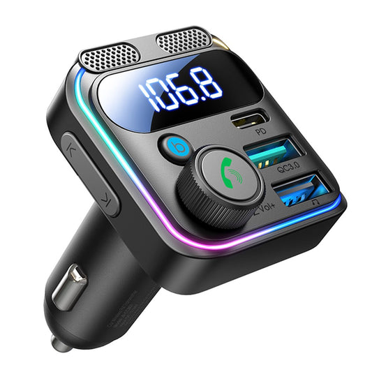 JOYROOM JR-CCB01 Dual Mic Bluetooth Freisprech-MP3-Player & 48W Schnellladegerät