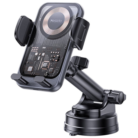 YESIDO C307 KFZ Handyhalterung 15W Wireless Charger Saugnapf Smart Clamp