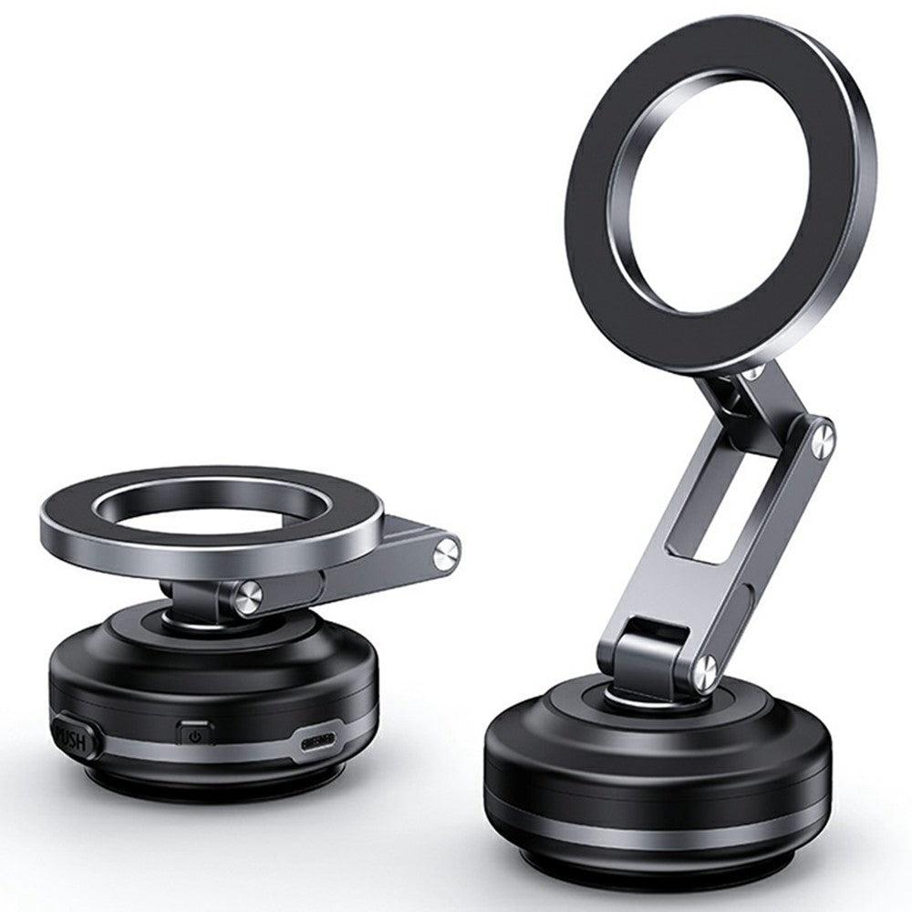 X63 Magnetische Handy-Navigationshalterung: Vakuum-Saugnapf, klappbarer Arm, Aluminiumlegierung