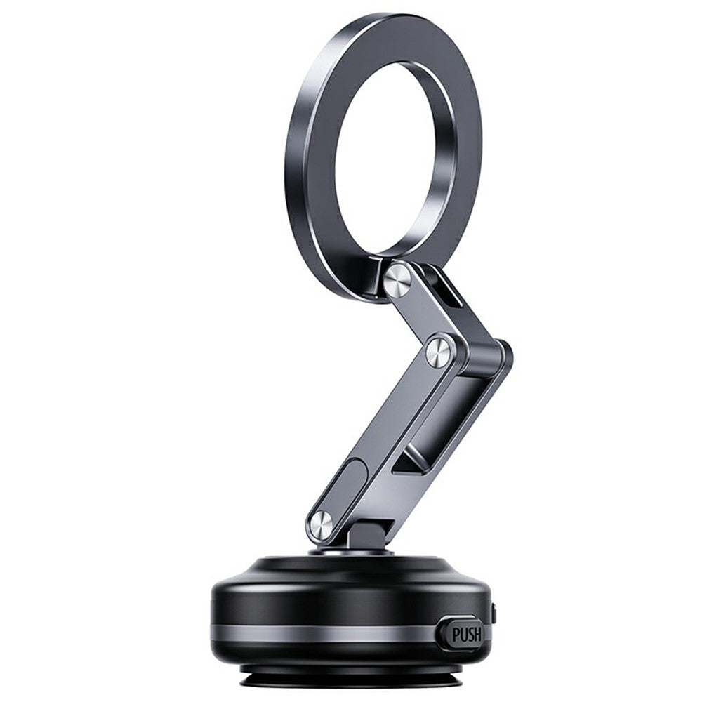 X63 Magnetische Handy-Navigationshalterung: Vakuum-Saugnapf, klappbarer Arm, Aluminiumlegierung