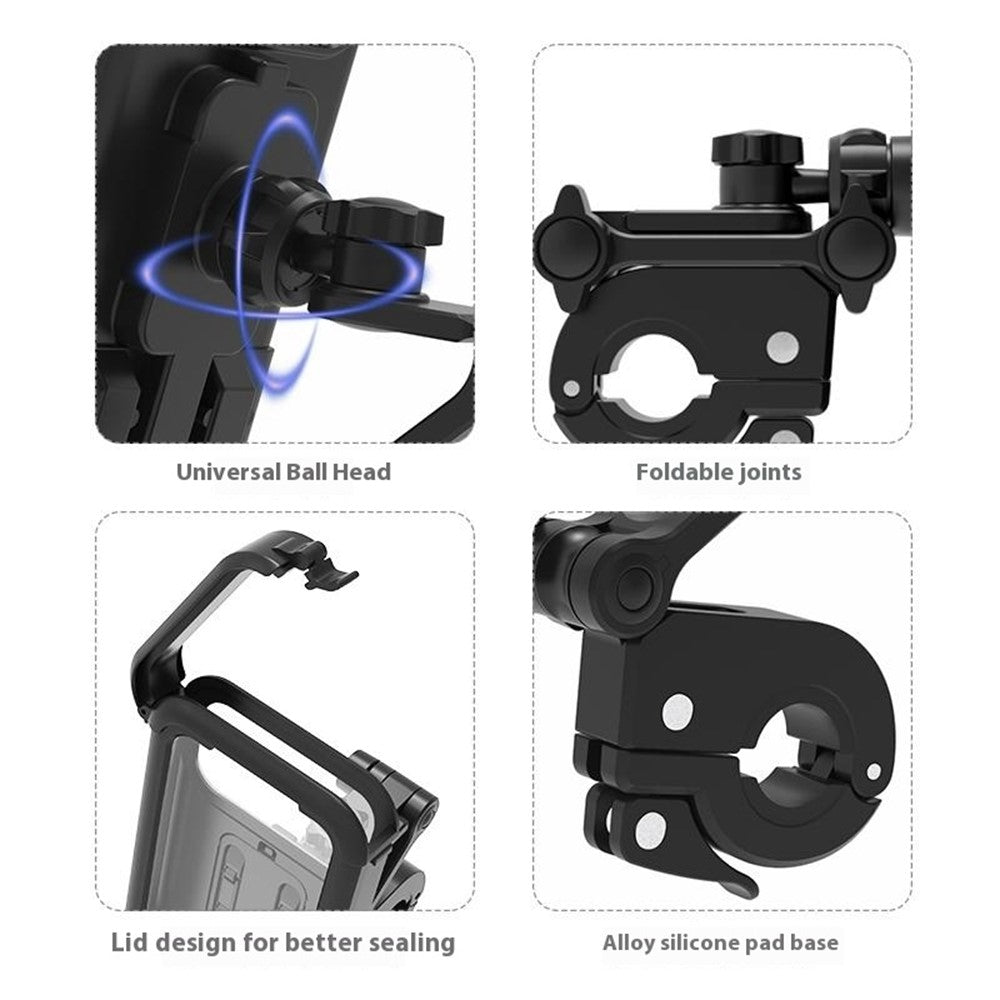 DS-MT3 Motorcycle Bike Phone Mount Touchscreen Waterproof Anti Fog GPS Navigation Phone Holder