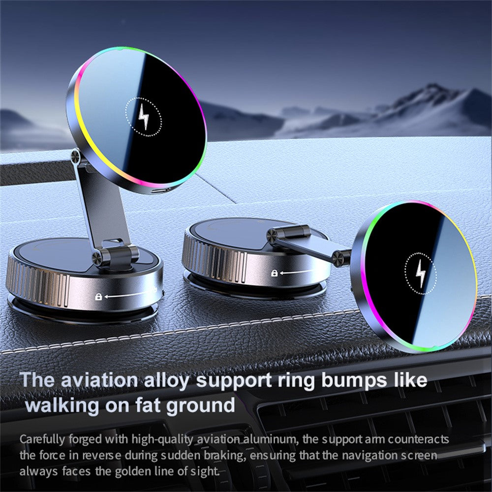 K5 Kfz Wireless Charger Halterung 360° Drehbar & Faltbar mit Magnet