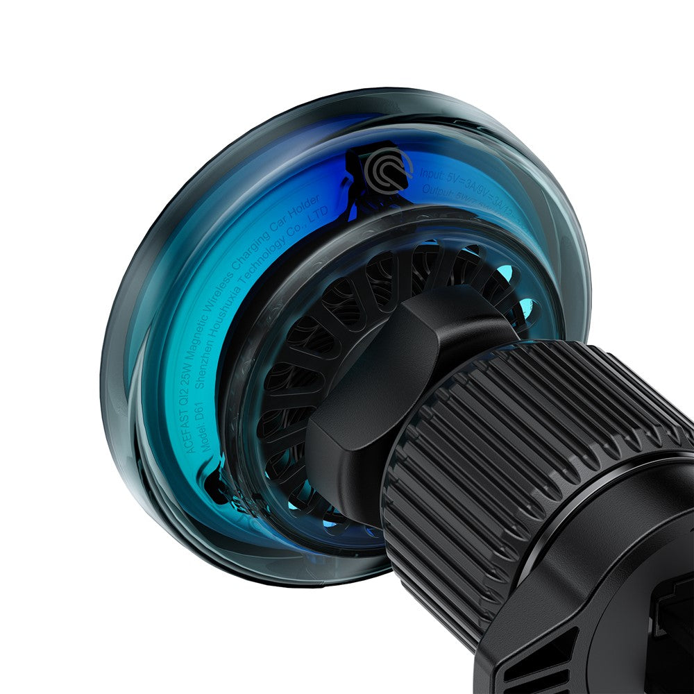 ACEFAST D61 QI2 25W Magnetische KFZ-Freisprechanlage mit Kühlung