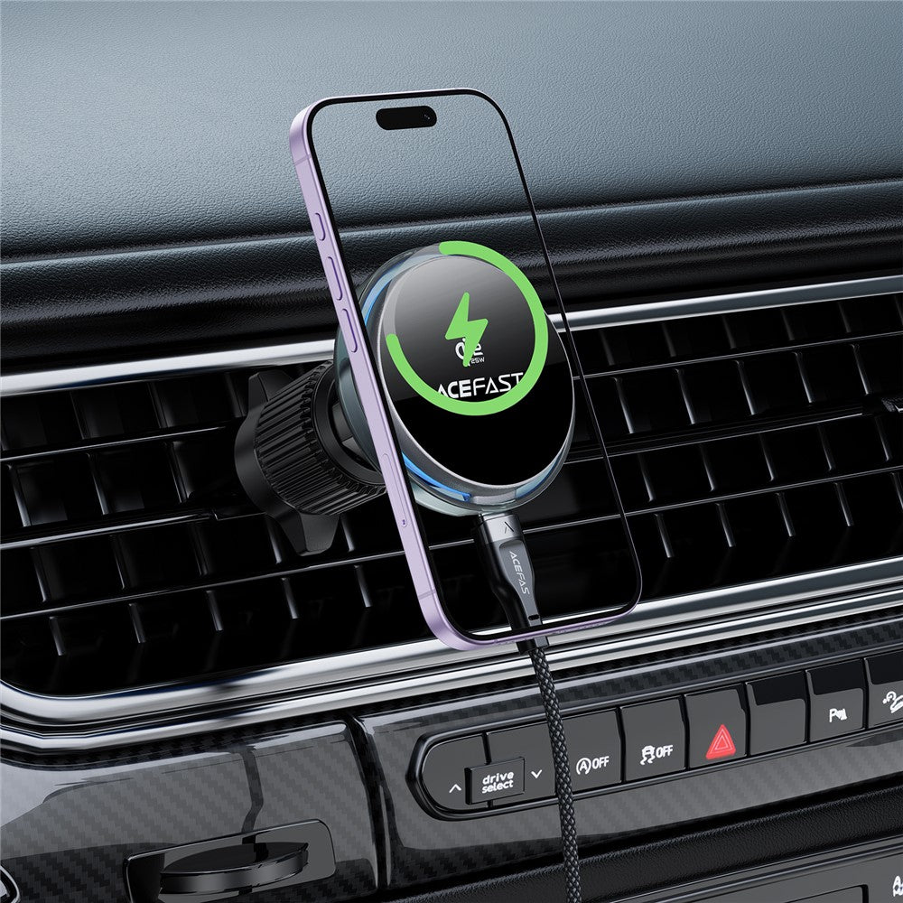 ACEFAST D61 QI2 25W Magnetische KFZ-Freisprechanlage mit Kühlung
