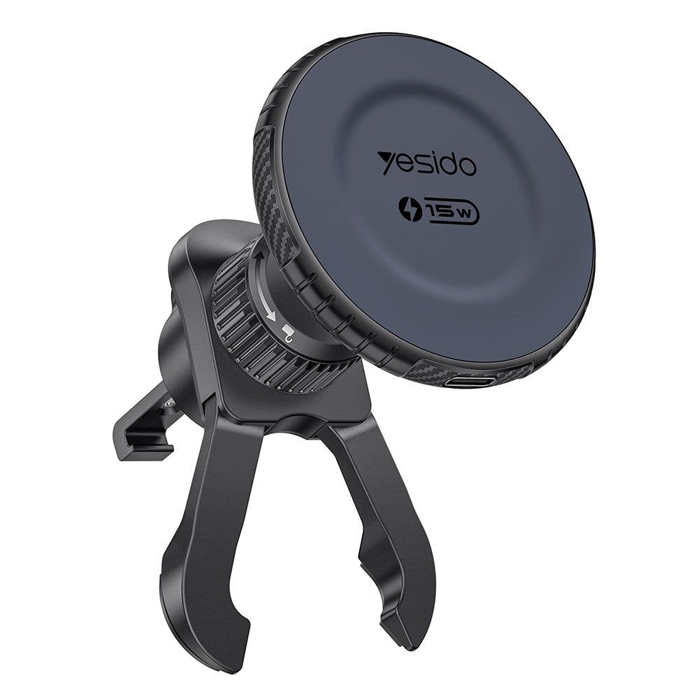 YESIDO C319 15W magnetische Wireless-Ladestation, Lüftungshalterung, iPhone 12-17