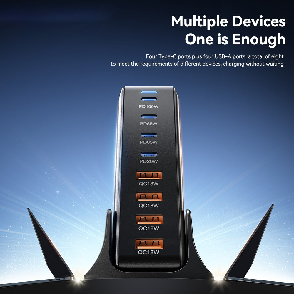 ESSAGER 320W GaN 4 USB + 4 Typ-C Desktop-Ladegerät