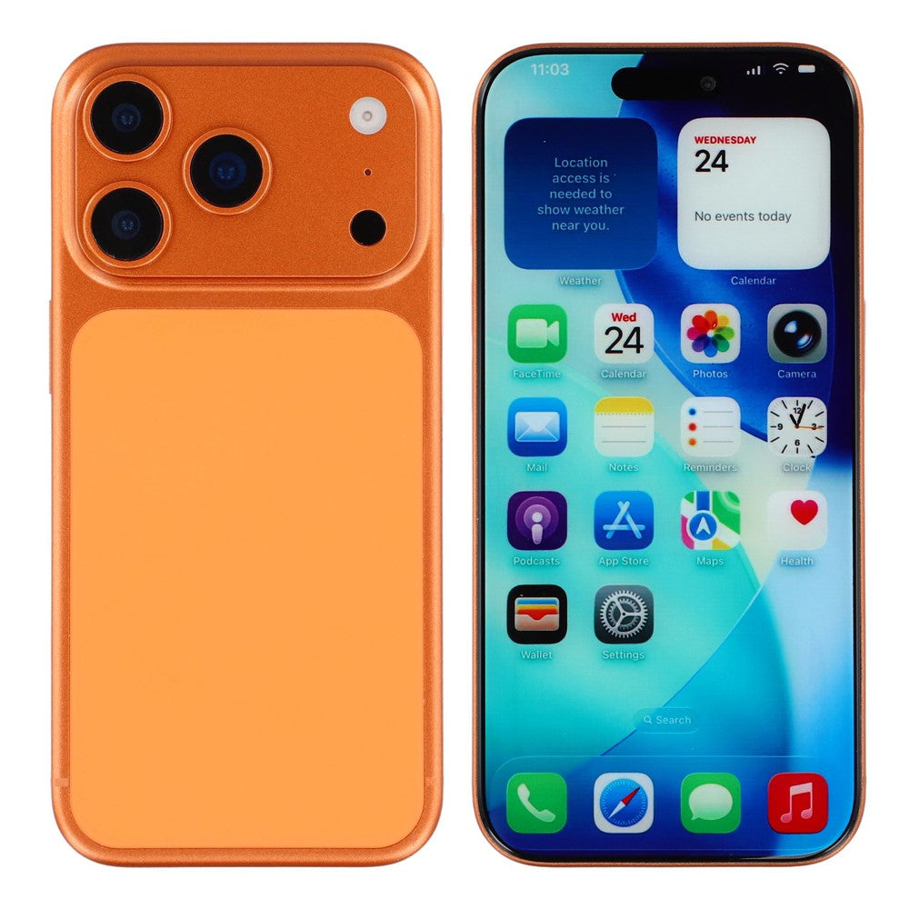 For iPhone 17 Pro Color Screen Dummy Phone Shooting Counter Display Toys (Without Logo)