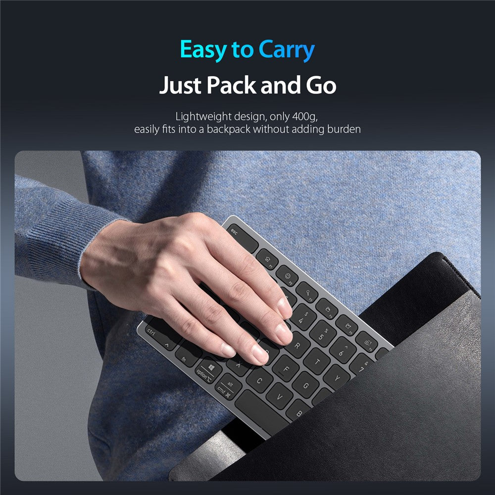 DUX DUCIS Wireless Keyboard  Wireless Keyboard  LK Series Mute Keyboard for Laptops/Tablets/Phones