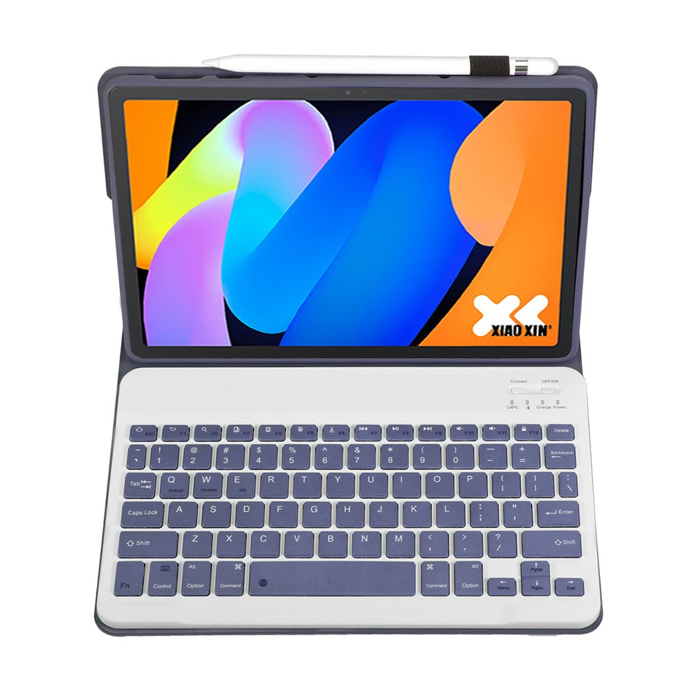 AM31 For Lenovo Tab K11 Gen 2 / Idea Tab / Xiaoxin Pad 11 2025 Leather Case Bluetooth-Compatible Keyboard