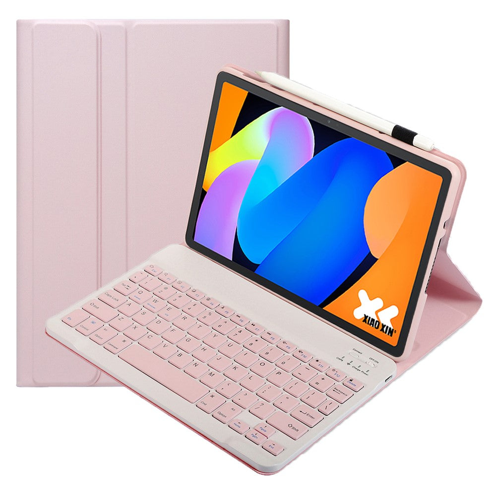 AM31 For Lenovo Tab K11 Gen 2 / Idea Tab / Xiaoxin Pad 11 2025 Leather Case Bluetooth-Compatible Keyboard