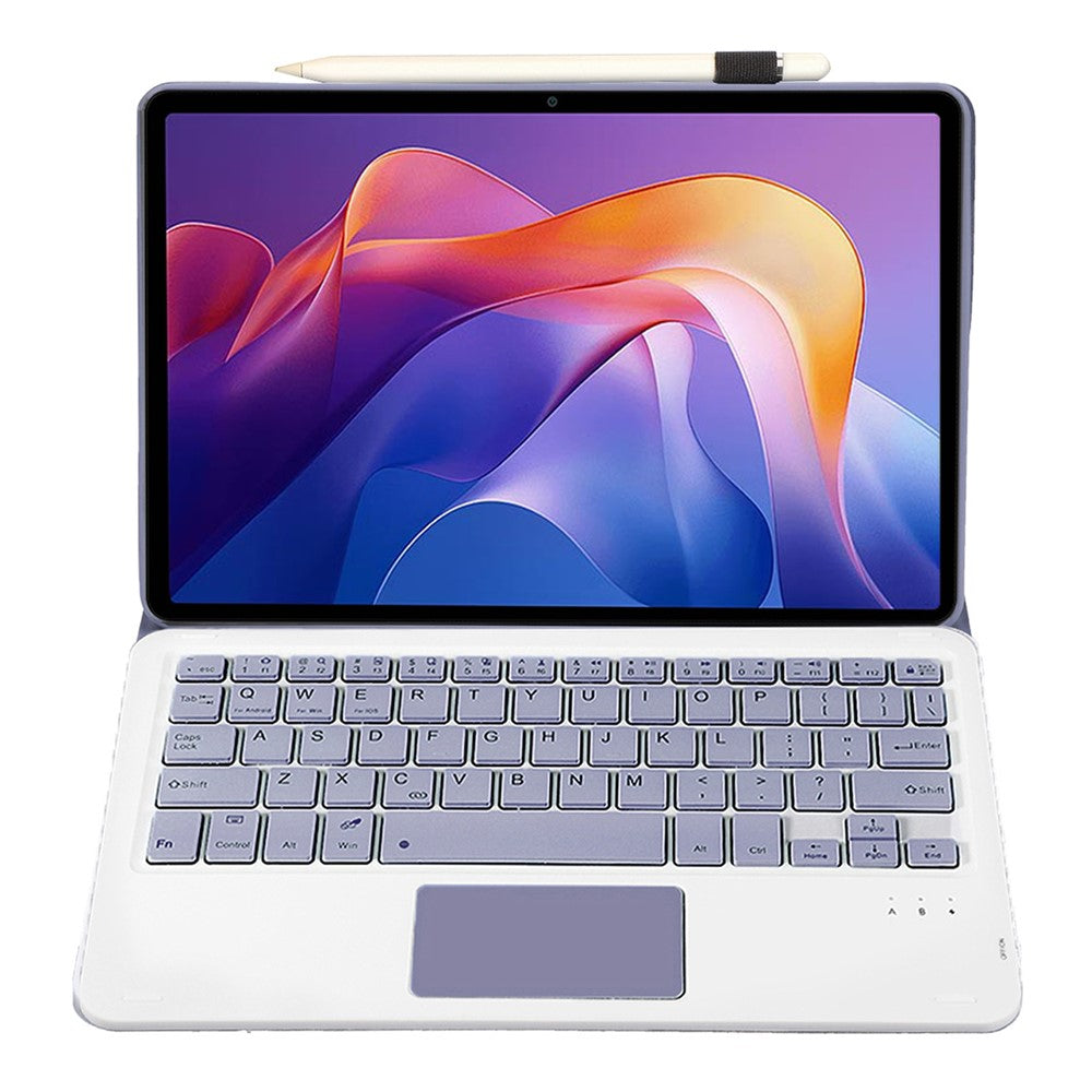 A0N15-A For Xiaomi Redmi Pad 2 11 Detachable Leather Case Ultra Thin Bluetooth-Compatible Keyboard with Touchpad