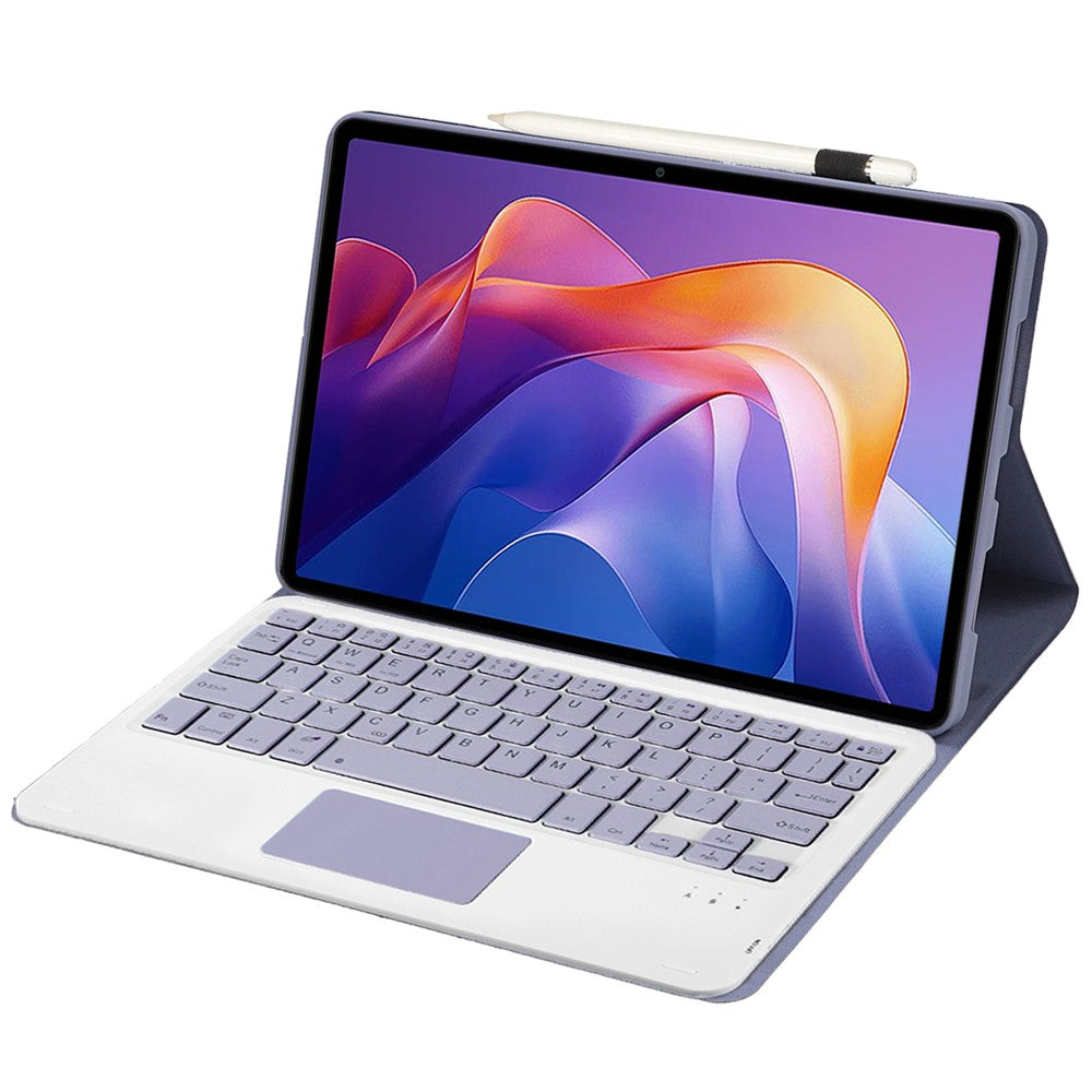 A0N15-A For Xiaomi Redmi Pad 2 11 Detachable Leather Case Ultra Thin Bluetooth-Compatible Keyboard with Touchpad