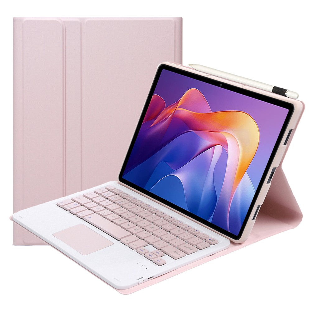 A0N15-A For Xiaomi Redmi Pad 2 11 Detachable Leather Case Ultra Thin Bluetooth-Compatible Keyboard with Touchpad