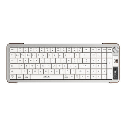 IMICE AN-800 99 Keys 2.4G + Bluetooth-compatible Wireless Keyboard Scissor Switch Rechargeable Keyboard
