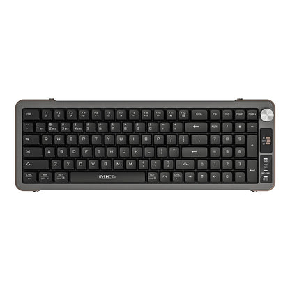 IMICE AN-800 99 Keys 2.4G + Bluetooth-compatible Wireless Keyboard Scissor Switch Rechargeable Keyboard