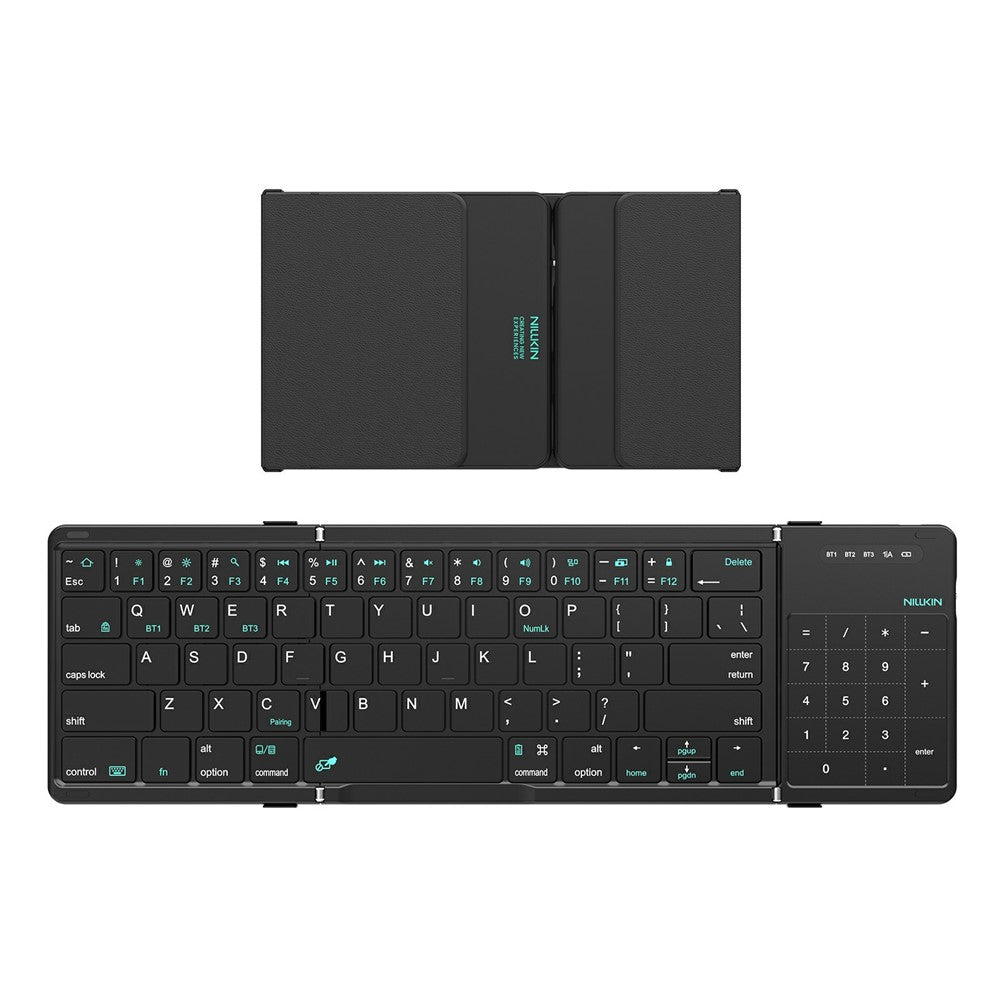 NILLKIN Cube Pocket Keyboard Foldable Bluetooth-Compatible Keyboard with Touchpad for iPad Android Windows