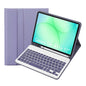 A240B For Samsung Galaxy Tab A11+ Detachable Leather Case Bluetooth-Compatible Keyboard with Pen Slot