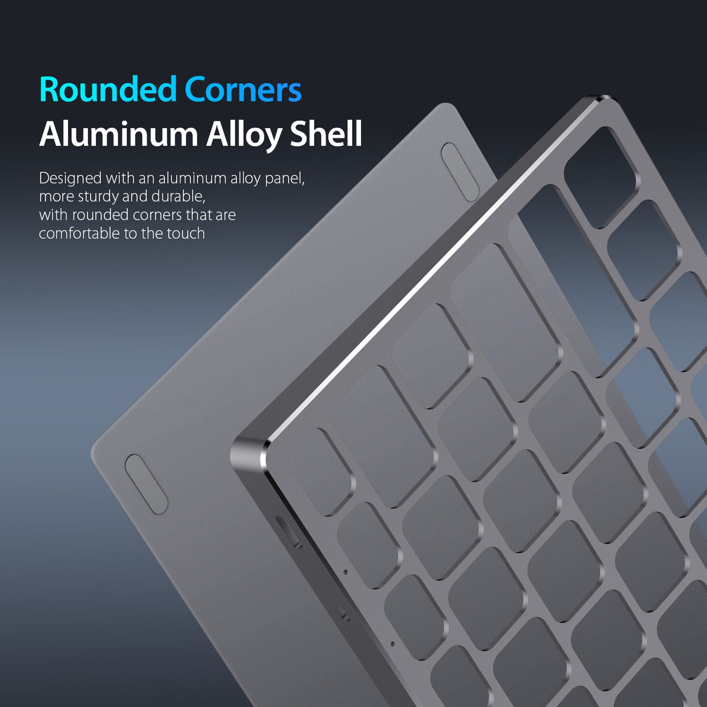 DUX DUCIS Aluminum Alloy Keyboard Wireless Keyboard  LK mini Series Aluminum Alloy Keyboard for Laptops/Tablets/Phones