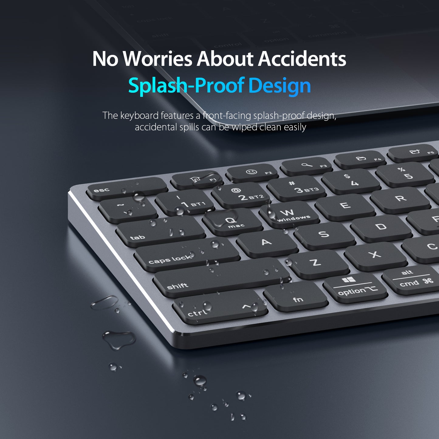 DUX DUCIS Aluminum Alloy Keyboard Wireless Keyboard  LK mini Series Aluminum Alloy Keyboard for Laptops/Tablets/Phones