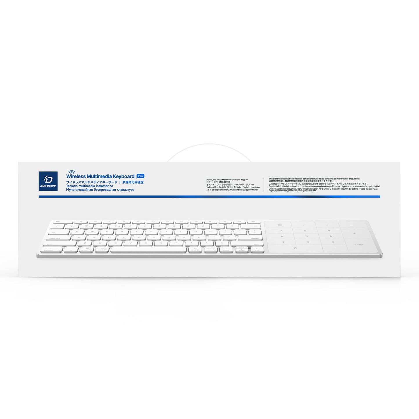 DUX DUCIS Aluminum Alloy Wireless Keyboard With TouchPad   LK Pro Series Aluminum Alloy Wireless Keyboard With TouchPad for Laptops/Tablets/Phones