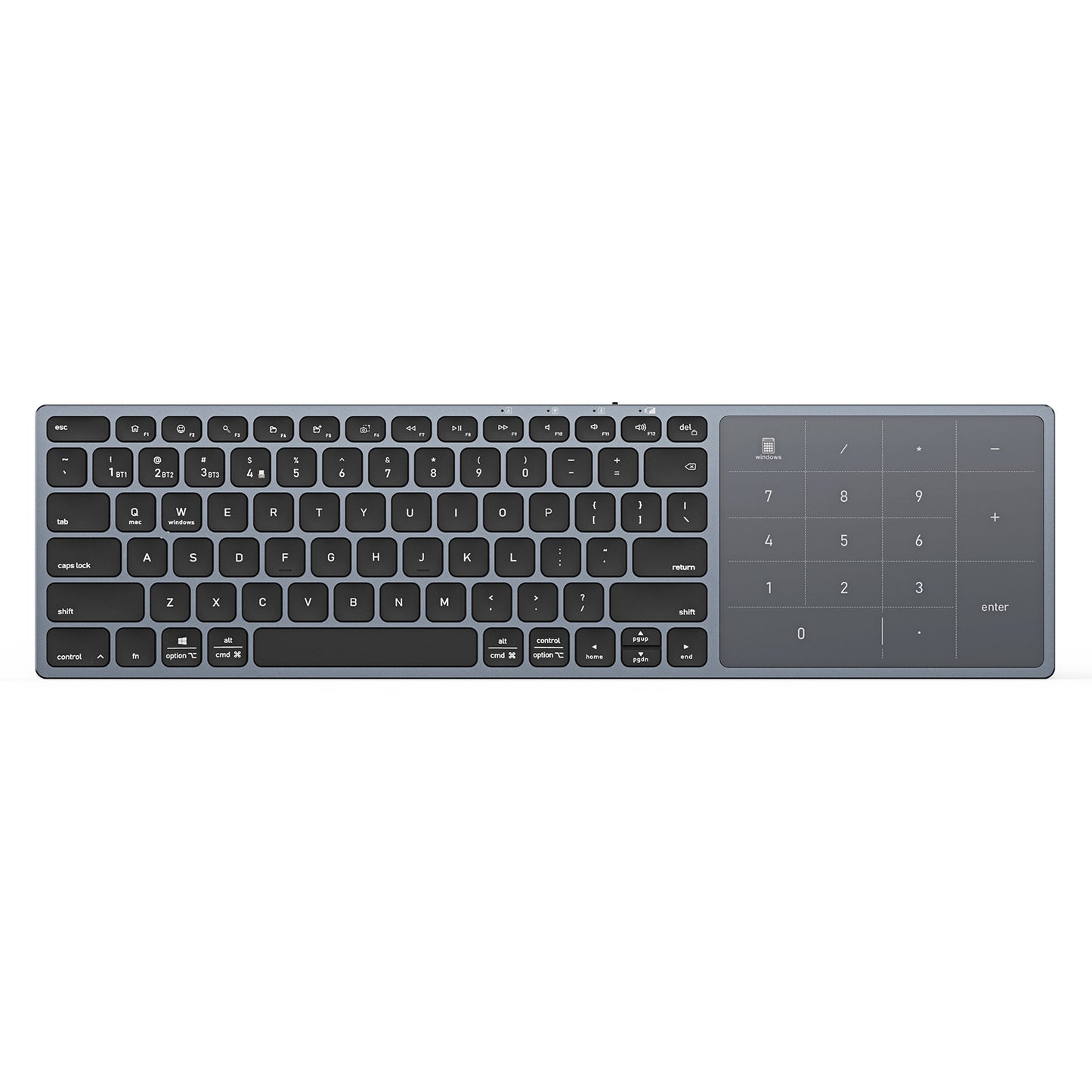 DUX DUCIS Aluminum Alloy Wireless Keyboard With TouchPad   LK Pro Series Aluminum Alloy Wireless Keyboard With TouchPad for Laptops/Tablets/Phones