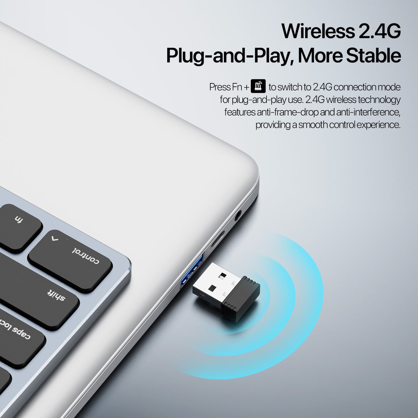 DUX DUCIS Aluminum Alloy Wireless Keyboard With TouchPad   LK Pro Series Aluminum Alloy Wireless Keyboard With TouchPad for Laptops/Tablets/Phones