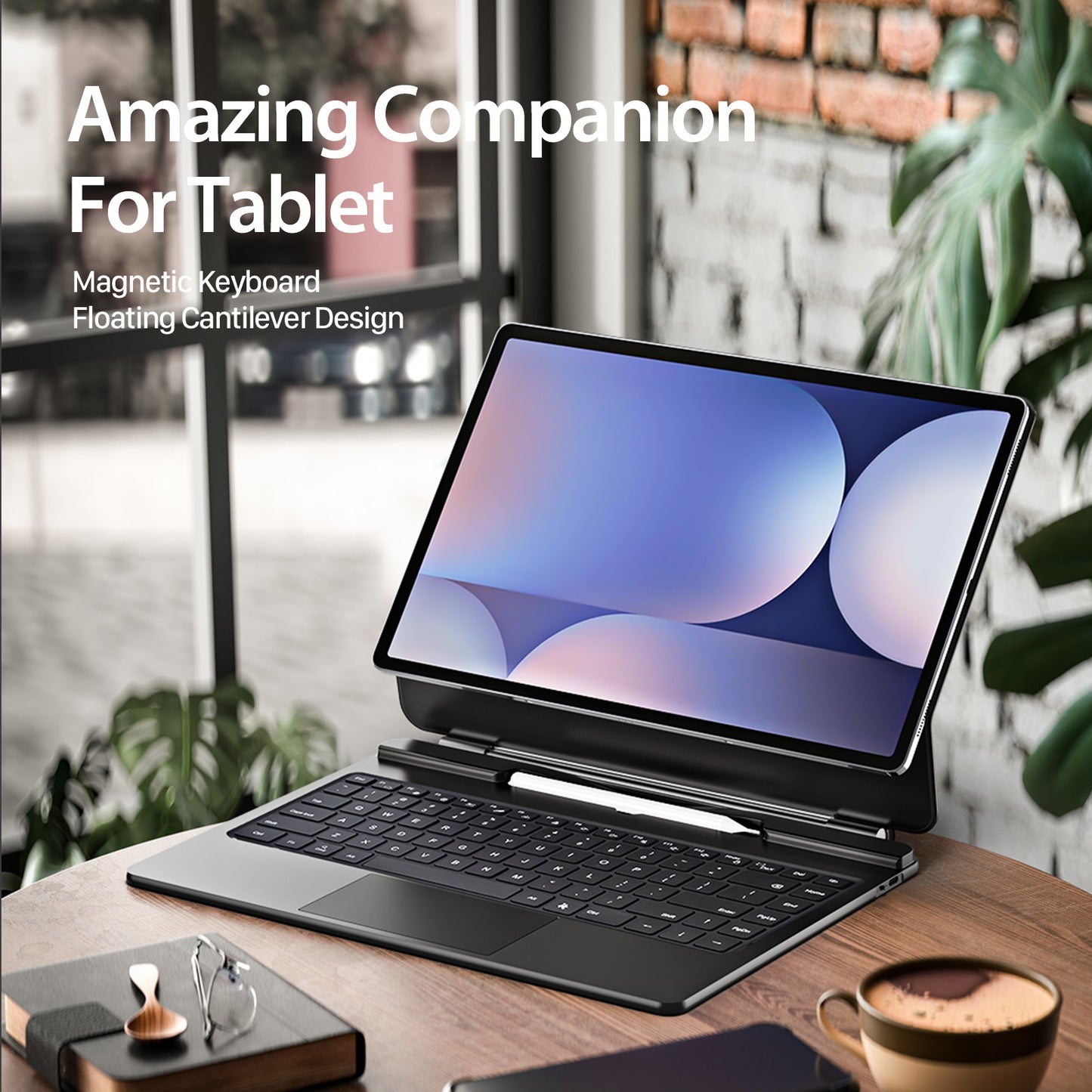 DUX DUCIS For Samsung Galaxy Tab S11 Ultra  Bluetooth-compatible Keyboard Leather Case with Magnetic Floating Stand
