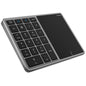 BT-14 Bluetooth-compatible / 2.4G Wireless Mini Numeric Keyboard Computer Laptop Keypad with Touchpad