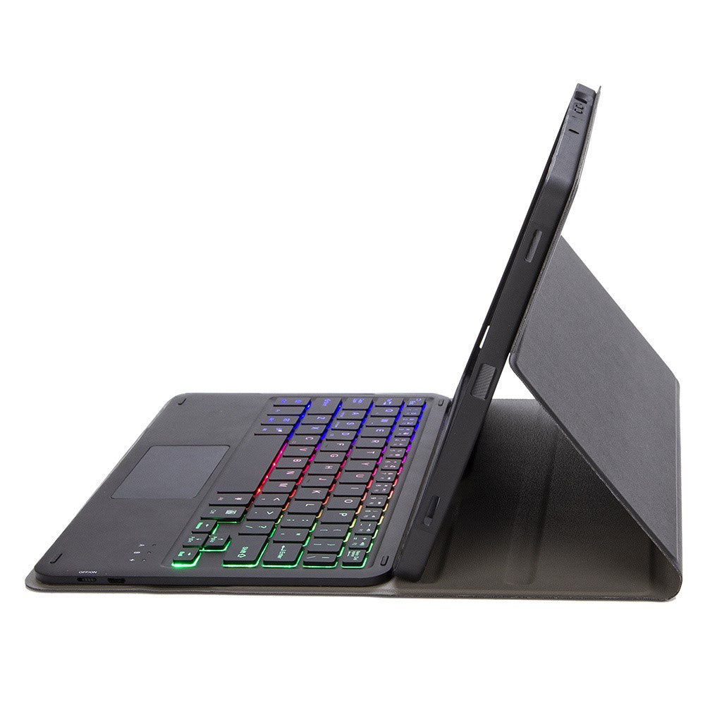 A710B-AS For Samsung Galaxy Tab S10 Lite / S10 FE / S9 FE / S9  X710 / X716B / X718U Backlit Bluetooth-Compatible Keyboard Case