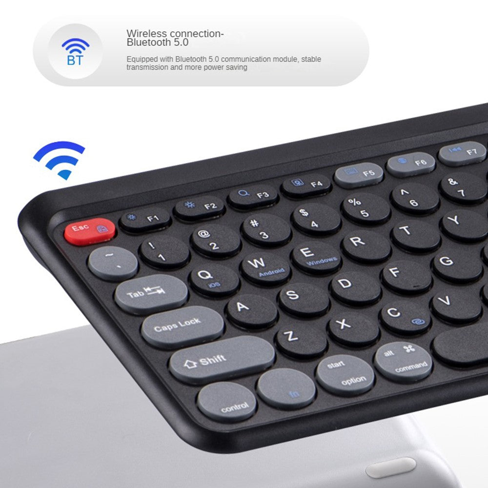 A202 Bluetooth-compatible Laptop Keyboard Portable Wireless 2.4G Keyboard Number Keypad for Windows / 8-Pin / Android