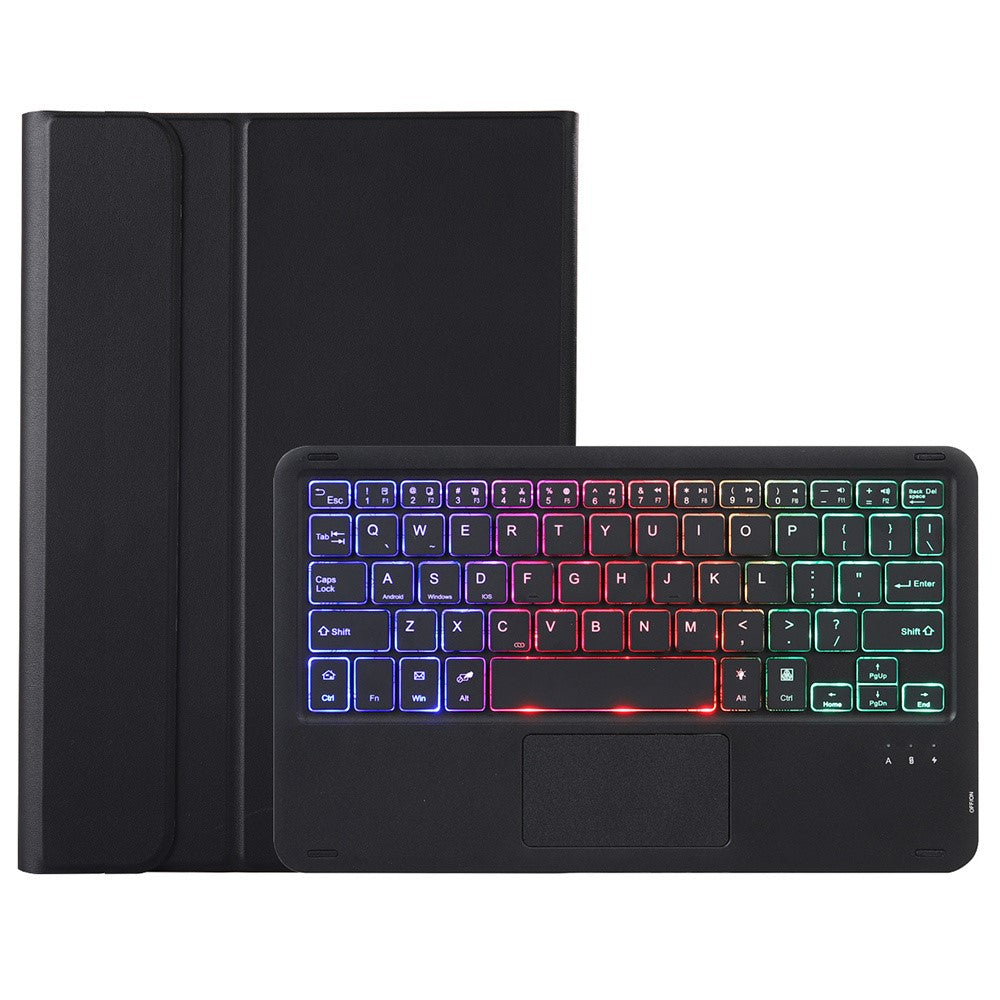 A710B-AS For Samsung Galaxy Tab S10 FE / S9 FE X510 X516 / S9 X710 X716B X718U Bluetooth-Compatible Keyboard Tablet Case