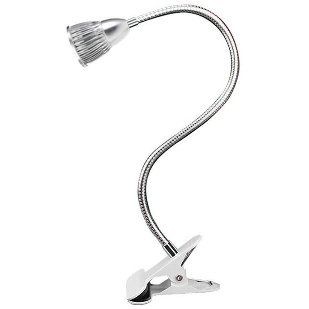 SUNSHINE SS-802 Clamp Work Light 35 LEDs Metal Body Flexible Hose Clip-on LED Desk Lamp for Repair