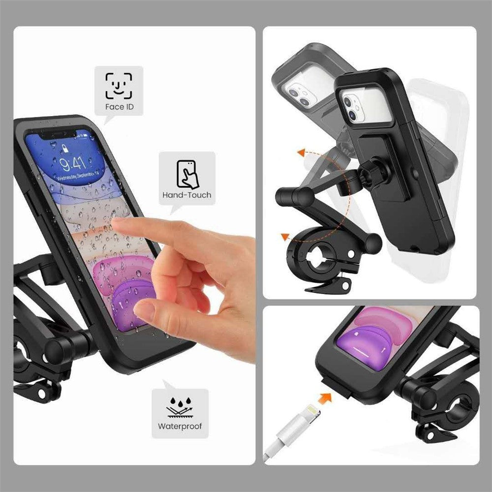 HL-69 Fahrrad Handyhalterung - Wasserdicht, Touchscreen, Lenker