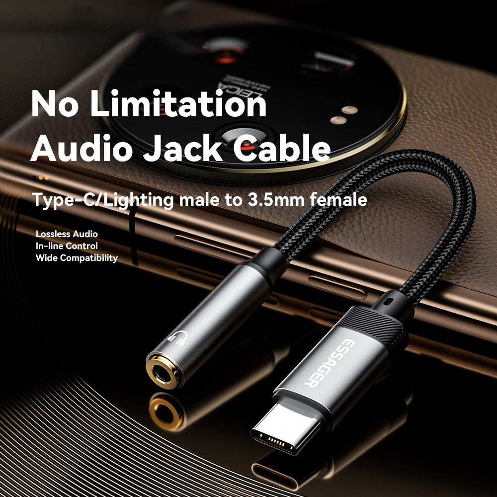 ESSAGER USB-C auf 3,5mm Klinke Kopfhörer Adapterkabel