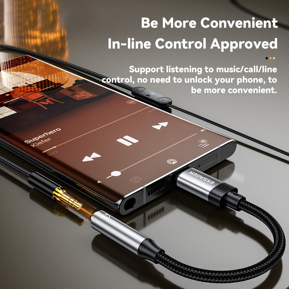 ESSAGER USB-C auf 3,5mm Klinke Kopfhörer Adapterkabel