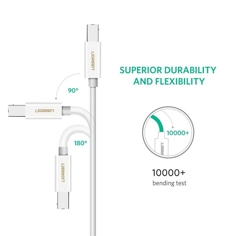 UGREEN 1.5m for Epson/MacBook Pro/HP/Canon/Brother/Samsung Printer USB C to USB B 2.0 Printer Cable Printer Scanner Cord