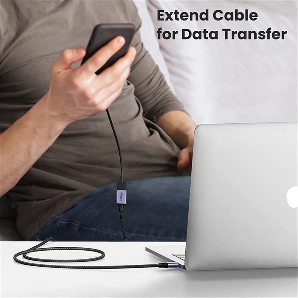 UGREEN 2m USB 3.0 Extension Cable Type A Male to Female 5Gbps Data Transfer Extension Cable for Printer Scanner Card Reader Hub