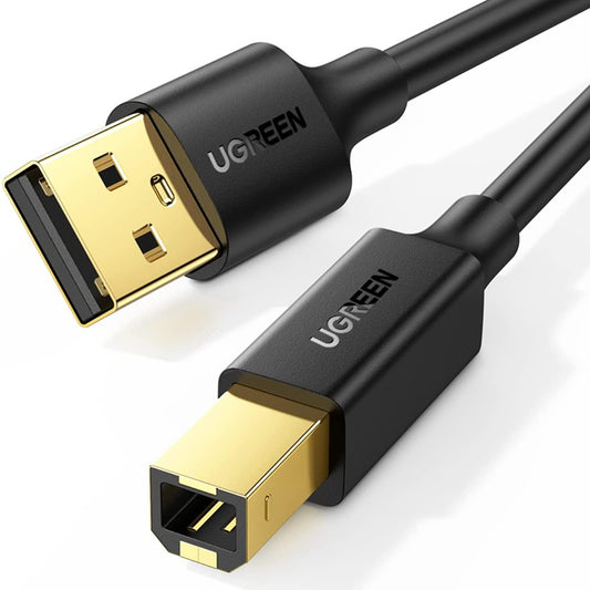 UGREEN 2m For HP Canon Epson USB 2.0 Printer Cable USB Type B Male to A Male Cord