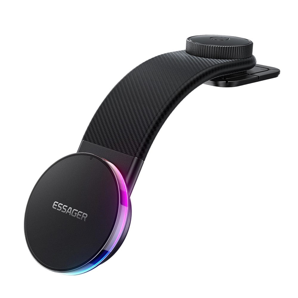 ESSAGER 15W Schnellladegerät mit RGB-Licht, magnetisch, 360° drehbar