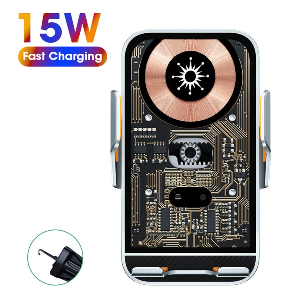 C10 Infrarot Sensor Kfz-Lüftung Wireless Charger 15W Schnellladen Handyhalterung
