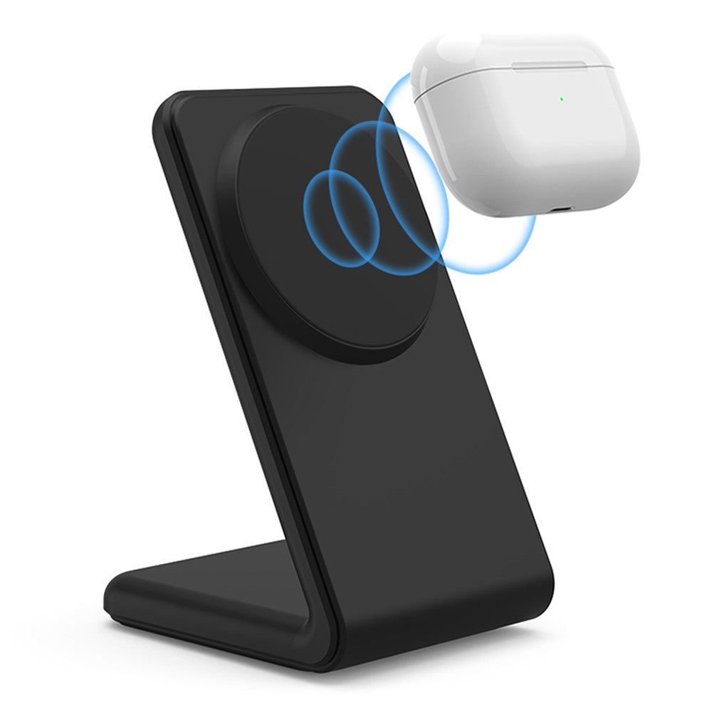 M2 15W Wireless Charging Stand for iPhone 12 / 13 / 14 / 15 Series Magnetic Wireless Charger (CE FCC ROHS UKCA)