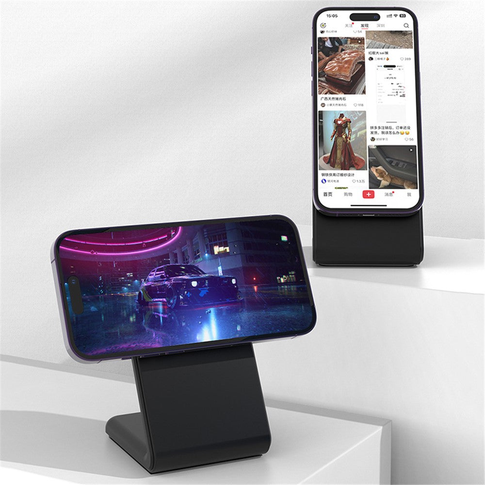 M2 15W Wireless Charging Stand for iPhone 12 / 13 / 14 / 15 Series Magnetic Wireless Charger (CE FCC ROHS UKCA)