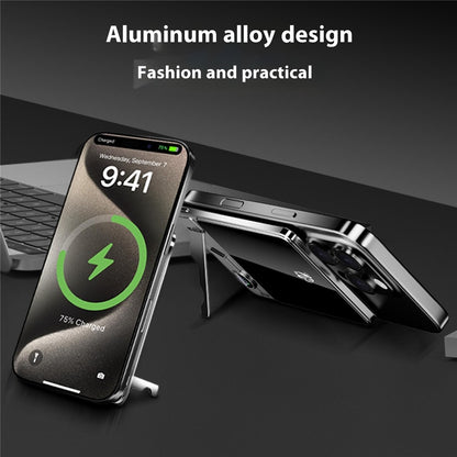 F15 10000mAh Magnetic Wireless Power Bank Slim 15W Portable Charger with USB-C PD 20W Fast Charging and Foldable Stand