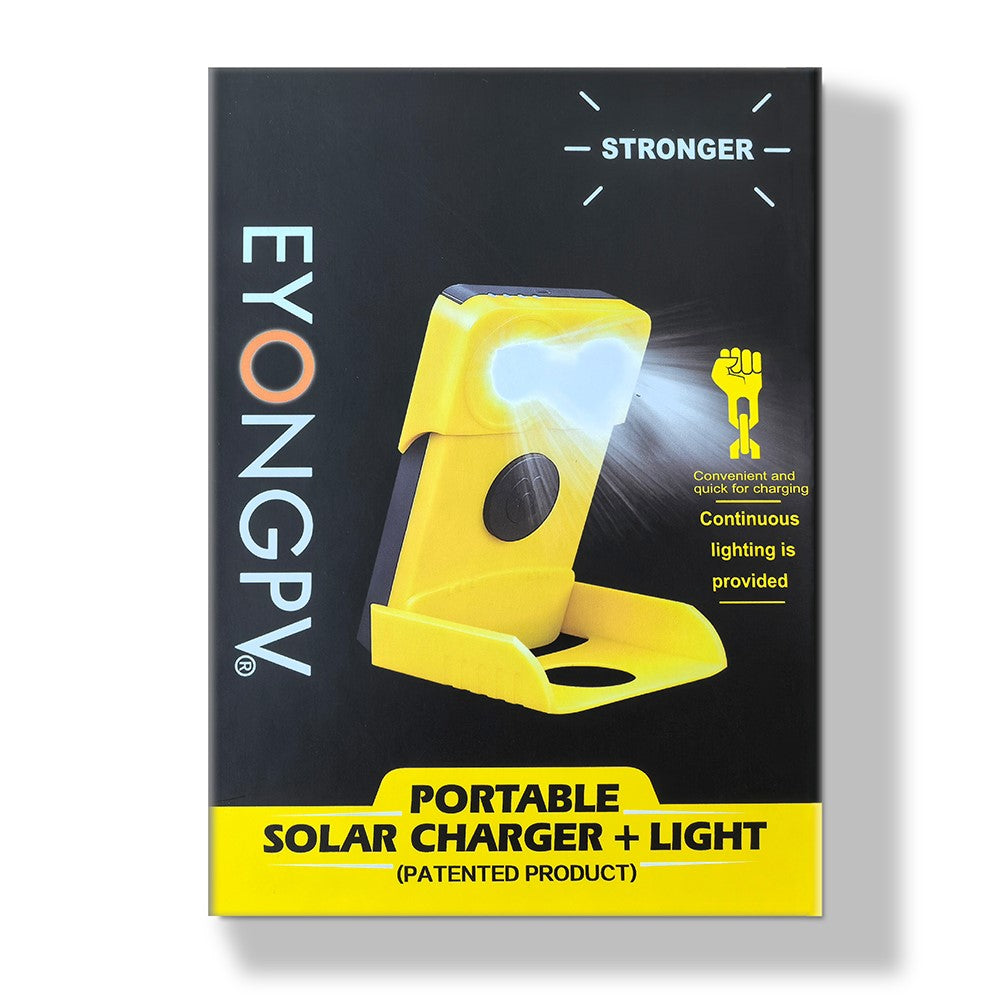 EYONGPV OWL-CSP Outdoor Camping Solar Power Bank 5000mAh Portable Charger Emergency Mobile Power Supply Solar Lamp