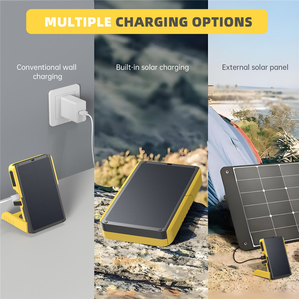 EYONGPV OWL-CSP Outdoor Camping Solar Power Bank 5000mAh Portable Charger Emergency Mobile Power Supply Solar Lamp