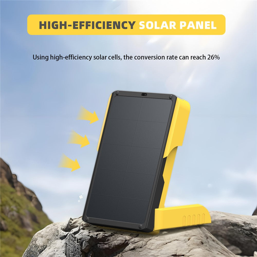 EYONGPV OWL-CSP Outdoor Camping Solar Power Bank 5000mAh Portable Charger Emergency Mobile Power Supply Solar Lamp