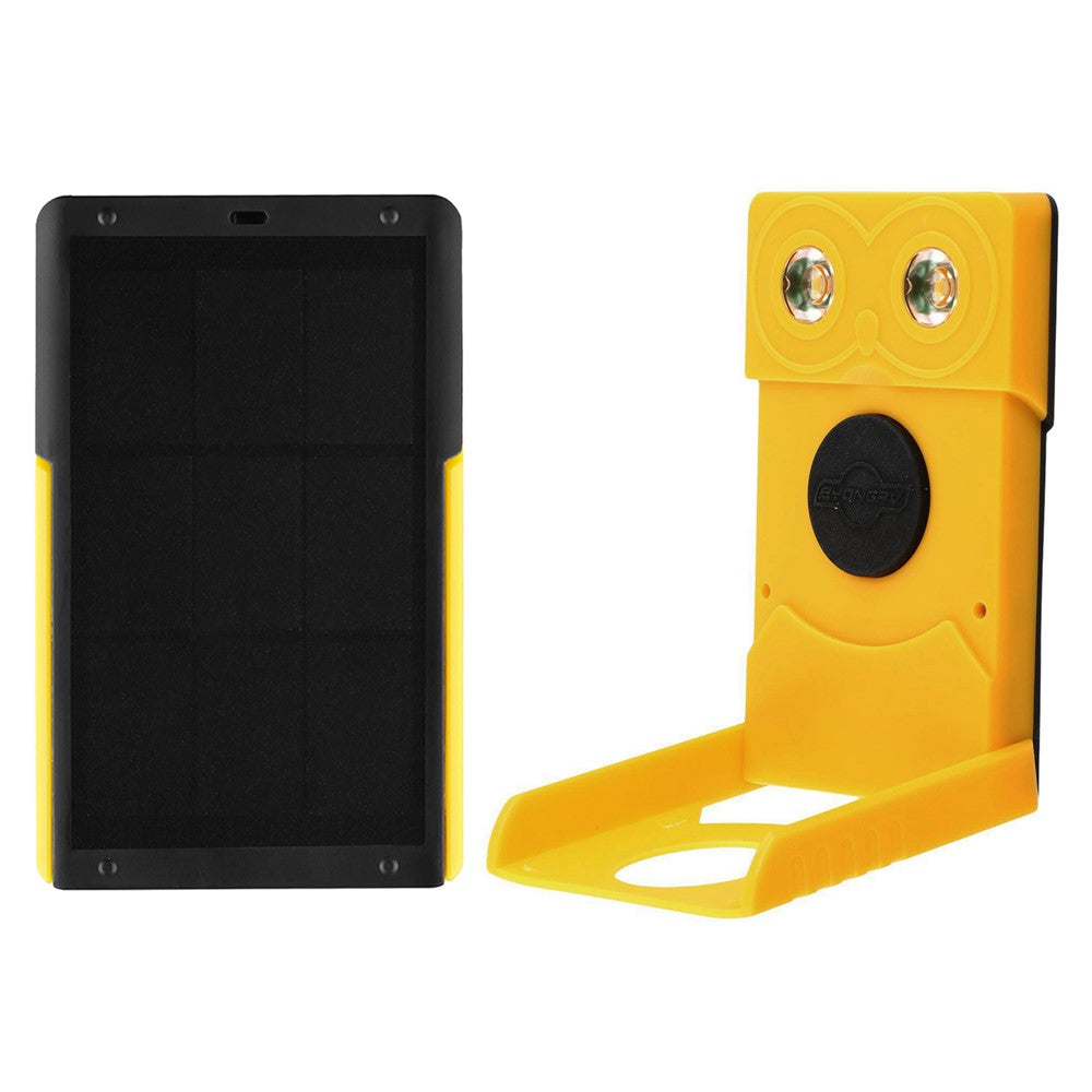 EYONGPV OWL-SP Solar Power Bank 1400mAh Outdoor Camping Emergency Portable Charger Solar Lamp